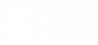The King's School Logo White